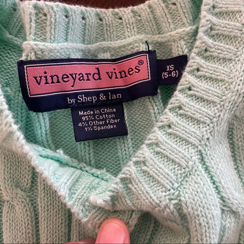 Vineyard Vines Girl’s Classic Cardigan | Size Extra Small (5/6) - Picture 8 of 8